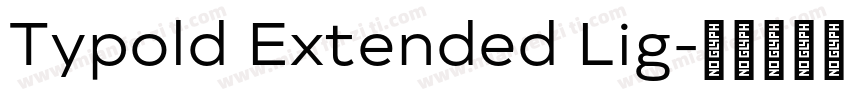 Typold Extended Lig字体转换